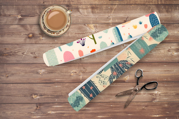 Colorful Cacti Gift Wrapping Paper