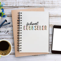 School Counselor Notebook Gift Custom Journal for School Counselor Spiral Notebook Custom School Counselor Back to School Supply Cute School - The Ripple Effect Co.US